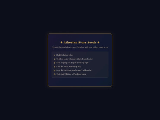 Storyseeds screenshot