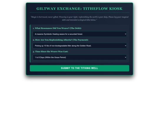 Titheflow-Kiosk screenshot