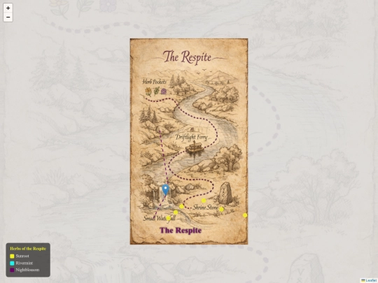 Web Pages/InteractiveHerbMap screenshot