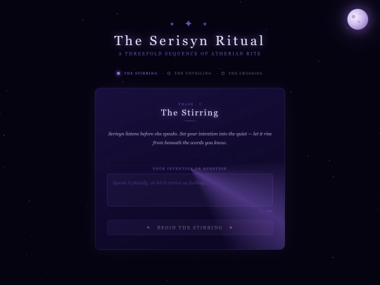 Web Pages/serisyn-ritual screenshot