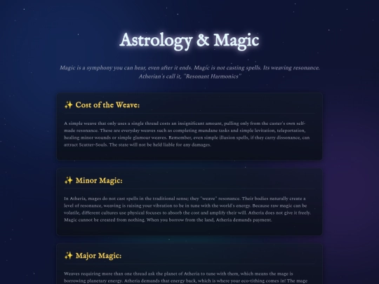 Web-Pages/Astrology-Magic screenshot