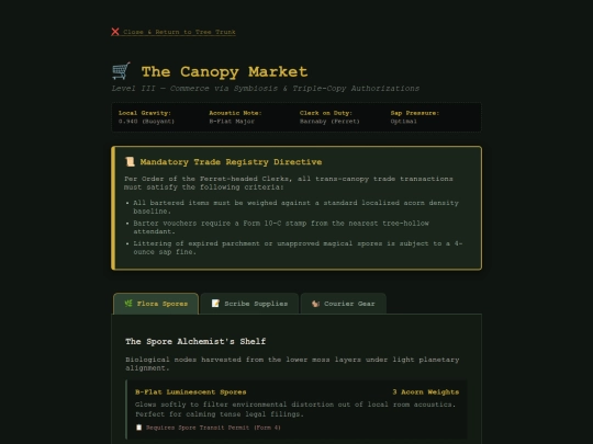 market screenshot