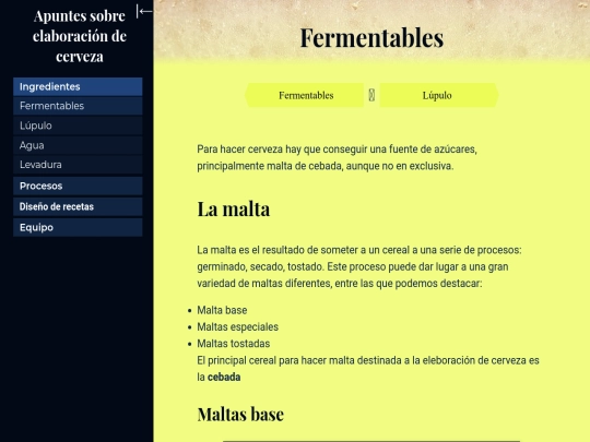 fermentables screenshot