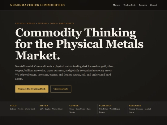commodities screenshot