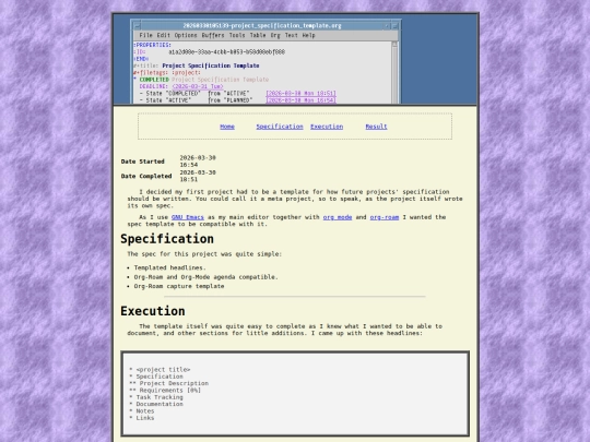 Website screenshot