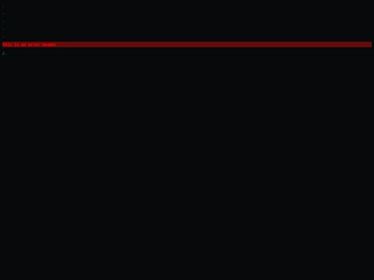 consoletest screenshot