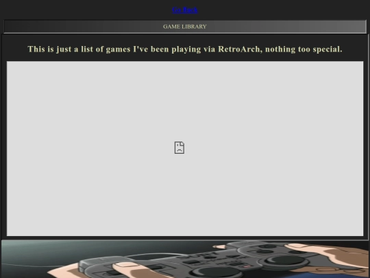 Gamelibaray screenshot