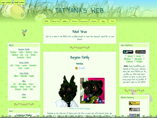Website screenshot