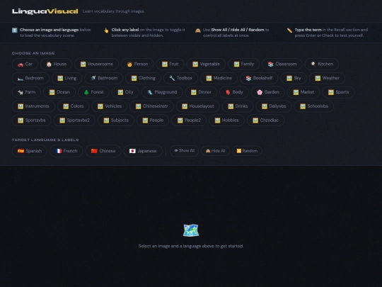 Language/Vocabulary/UI Layout and Label Updates screenshot