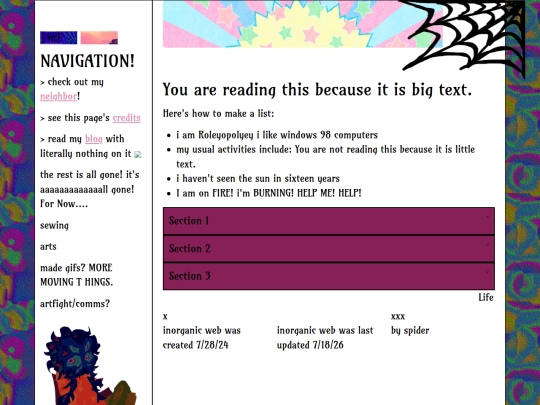 mainweb screenshot