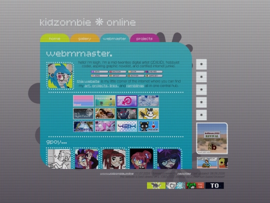 webmaster screenshot