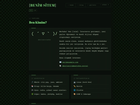 hakkimda screenshot
