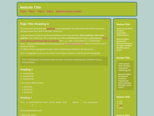 Website screenshot