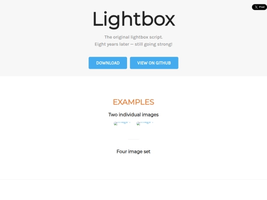 lightbox screenshot