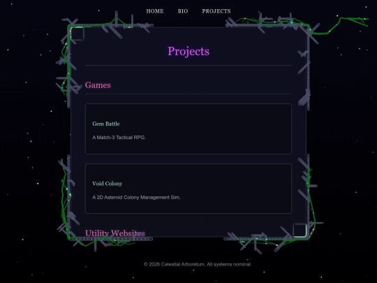 projects screenshot
