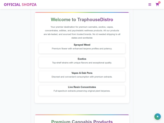 Concentrates screenshot