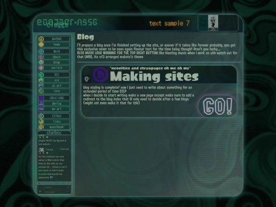 blog screenshot