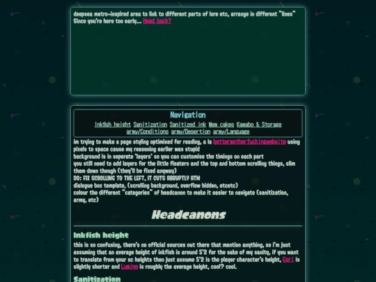 lore/headcanons screenshot