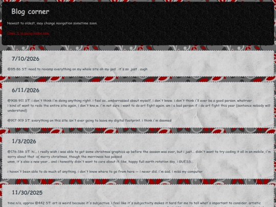 blogging screenshot