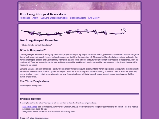 Website screenshot