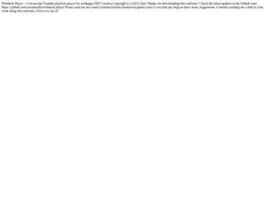 webdeck screenshot