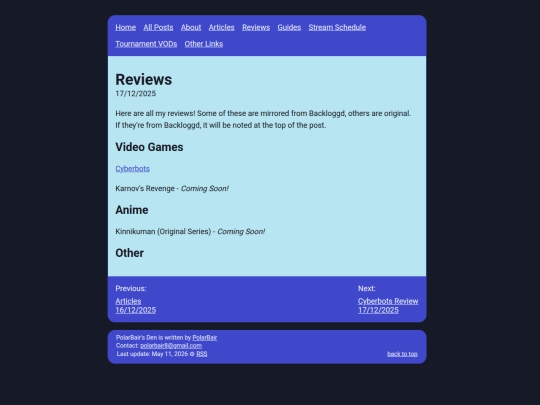 posts/reviews screenshot