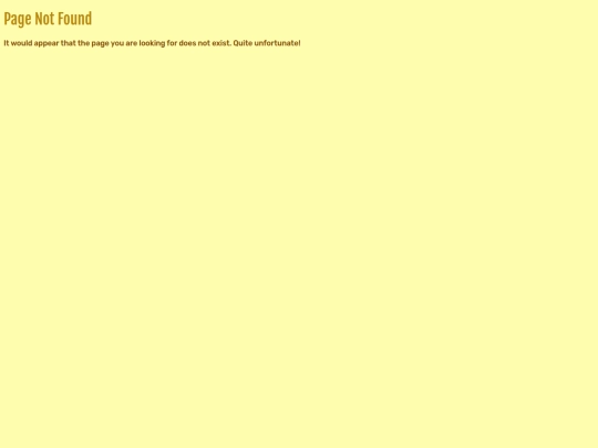 not_found screenshot