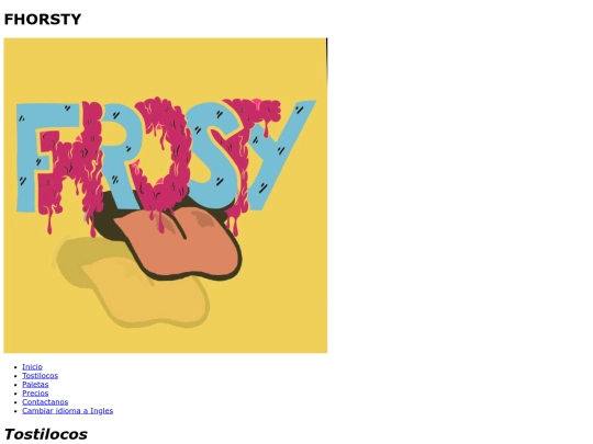 pagina web/Tostilocos screenshot