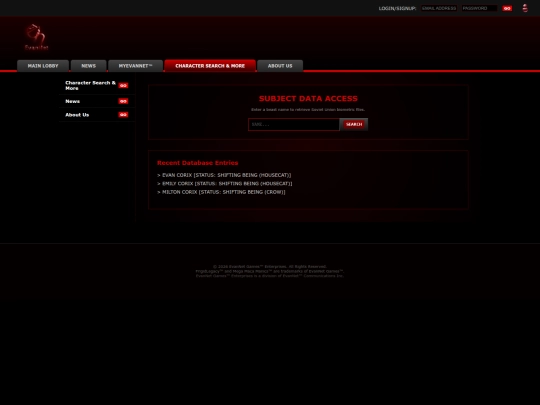 Website screenshot