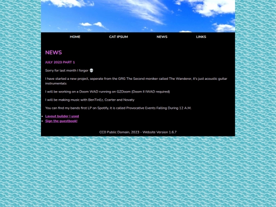 Website screenshot