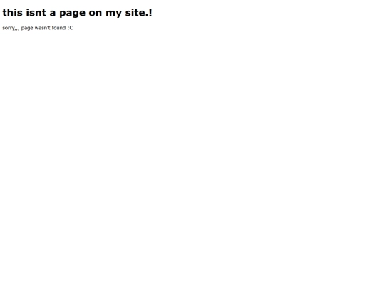 not_found screenshot