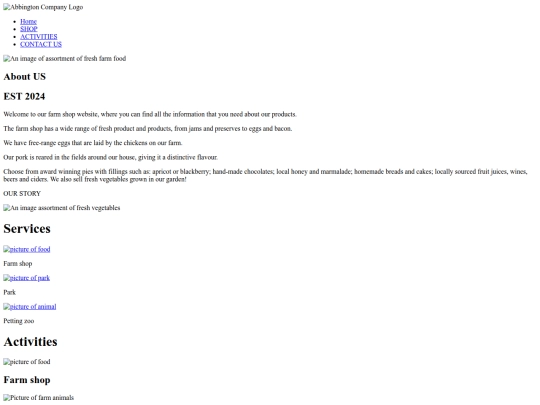 Website screenshot