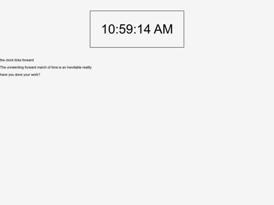 clock screenshot
