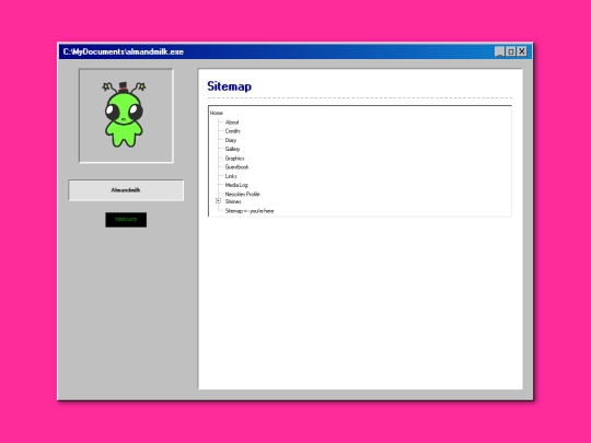 sitemap screenshot