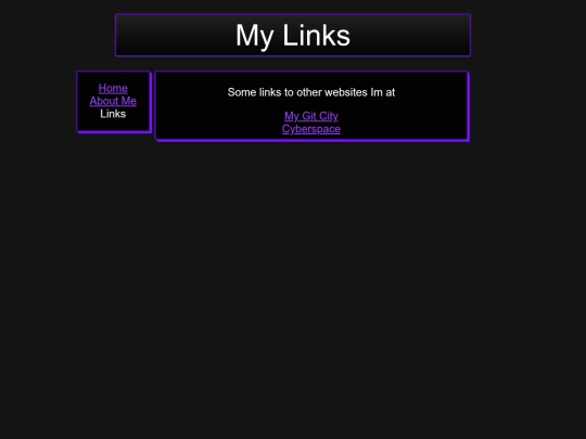 links screenshot