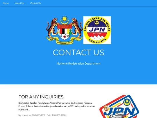 Contact Us screenshot