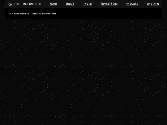 lists/isat/skills screenshot