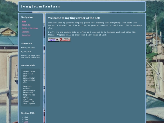 Website screenshot
