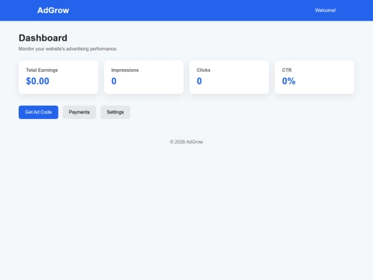 dashboard screenshot