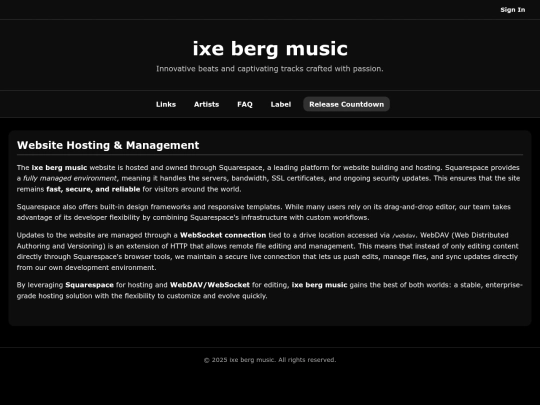 Website screenshot