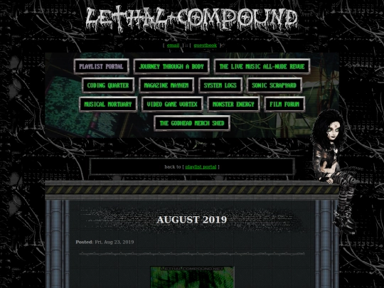 playlist-portal/august-2019 screenshot