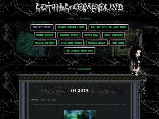playlist-portal/q4-2019 screenshot