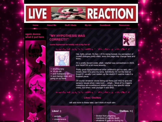 aboutme screenshot