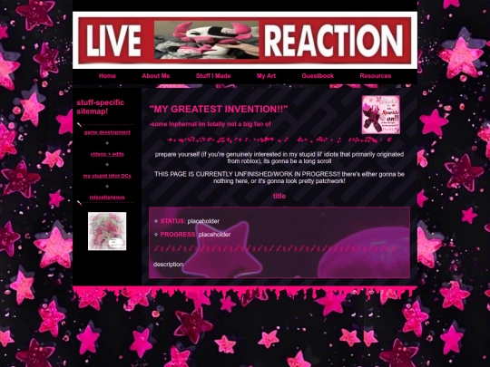 stuffImadeEntries/stuffMadeOCs screenshot