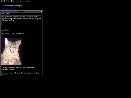 Greetings screenshot