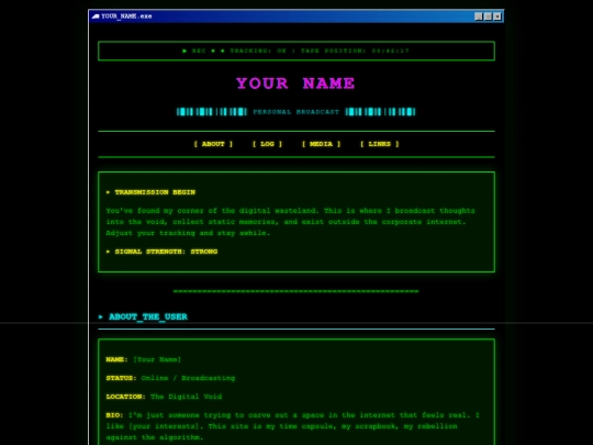 Website screenshot