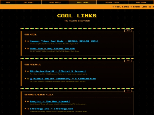 links screenshot