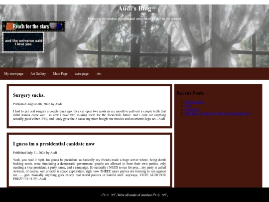 blog screenshot