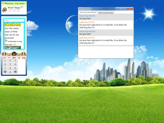 web screenshot