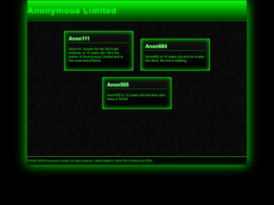 Website screenshot